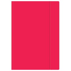 Teczka z gumką A4+ Fluo malinowa