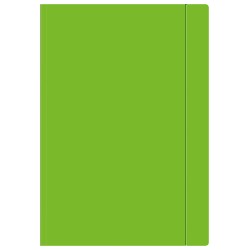 Teczka z gumką A4+ Fluo zielona