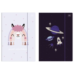 Teczka z gumką A4+ Glitter