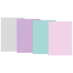 Teczka z gumką A4+ Pastel