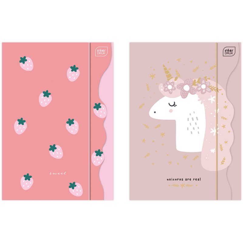 Teczka z gumką A4+ Shape Girls