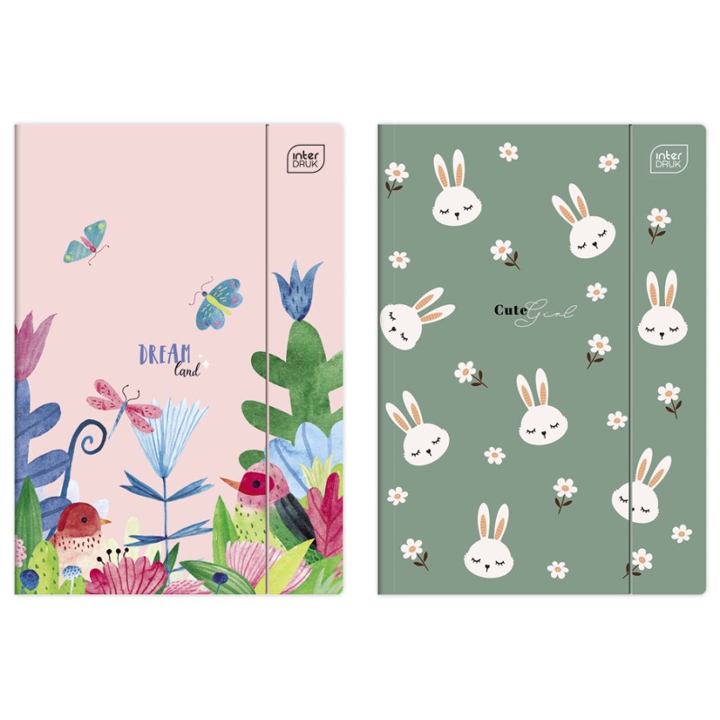 Teczka z gumką A4+ UV Girls