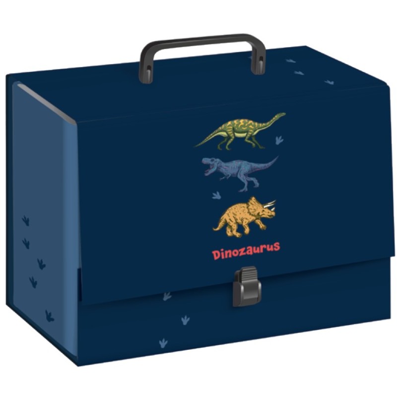 Teczka z rączką C4 10cm Dinozaurus