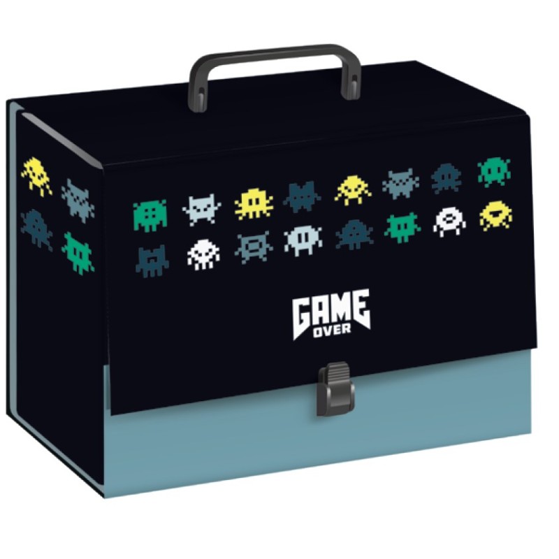 Teczka z rączką C4 10cm Game Over