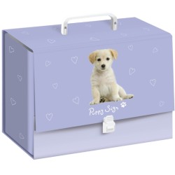 Teczka z rączką C4 10cm Puppy Sign