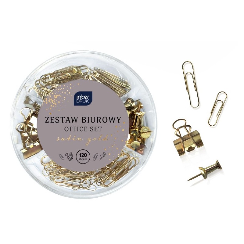 Zestaw biurowy 120el. Satin Gold