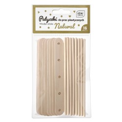 Zestaw patyczków do prac plast.16szt.
