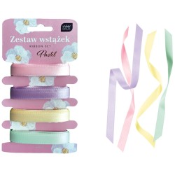 Zestaw wstążek 4x2m PASTEL
