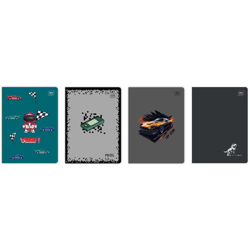 Zeszyt A5 16 70g UV Boys Mix