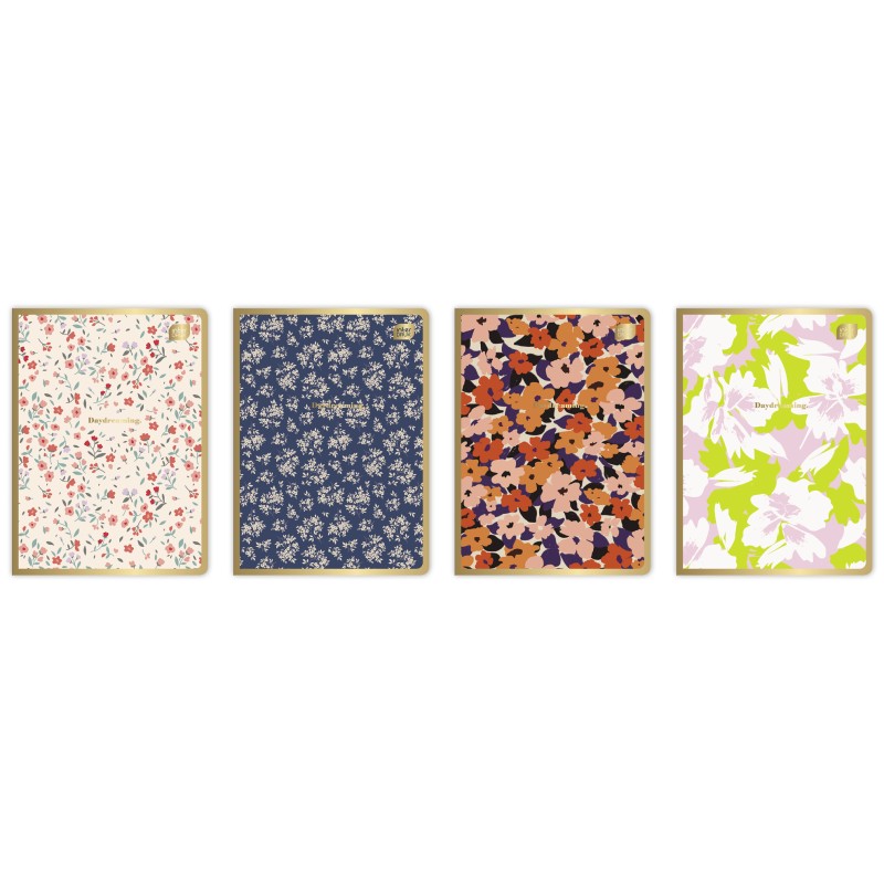 Zeszyt A5 80 M 70g Metallic Floral