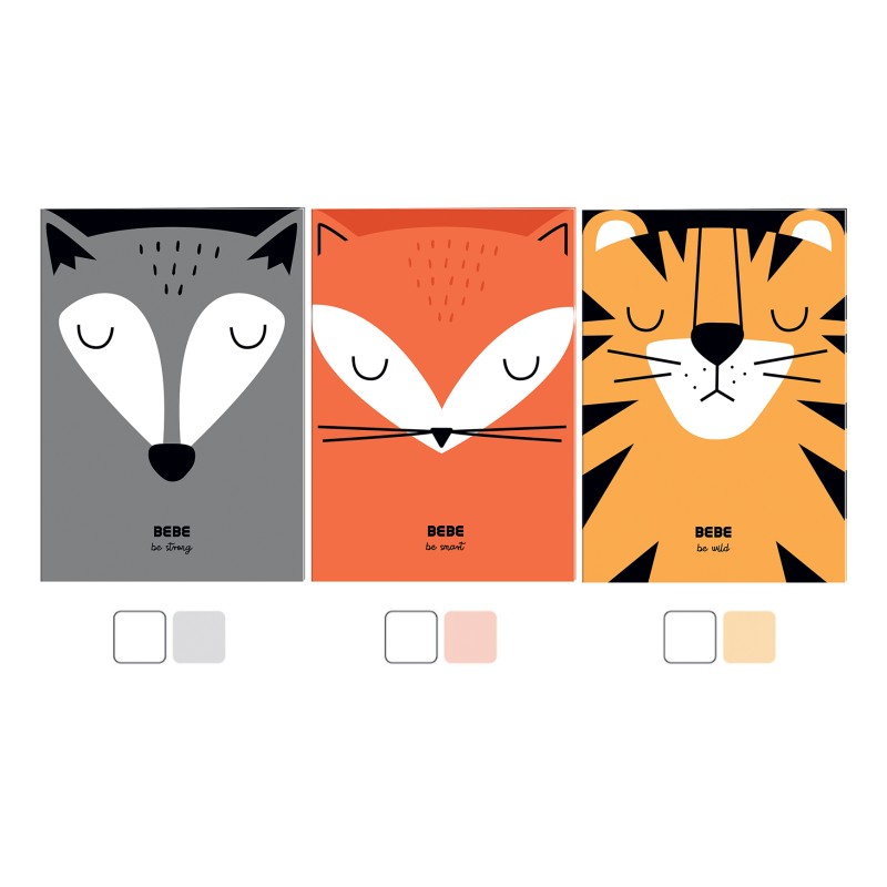 Zeszyt B6 32 gł/kol 90g BEBE FRIENDS BOY