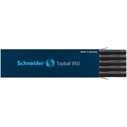 Wkład do pióra kulkowego SCHNEIDER Topball 850, 0,5 mm, czarny