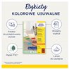 Usuwalne etykiety kolorowe 38,1 x 21,2 mm, niebieskie etykiety papierowe, etykiety samoprzylepne 20 ark. / op., Avery L4791-20