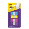 Zakładki indeksujące POST-IT® do archiwizacji (676-AYPV), PP, silne, 15,8x38,1mm, 4x10 szt., mix kolorów
