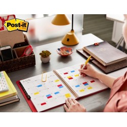 Zakładki indeksujące POST-IT® do archiwizacji (676-AYPV), PP, silne, 15,8x38,1mm, 4x10 szt., mix kolorów