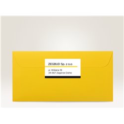 Trwałe etykiety papierowe 97 x 67,7 mm, białe etykiety samoprzylepne, etykiety do druku 100 ark. / op., Avery 3660