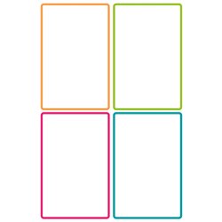 Naklejki do oznaczania 48 x 70 mm, 8 naklejek, kolorowe ramki, AVERY