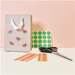 Kółka do zaznaczania Ø 8 mm, czerwone etykiety papierowe, etykiety okrągłe z usuwalnym klejem, etykiety do oznaczenia 416 e