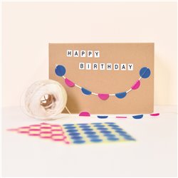 Kółka do zaznaczania Ø 8 mm, niebieskie etykiety papierowe, etykiety okrągłe z usuwalnym klejem, etykiety do oznaczenia 416