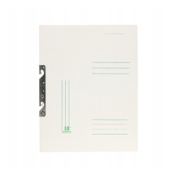 Skoroszyt A4 zawieszany 1/1 350g karton biały