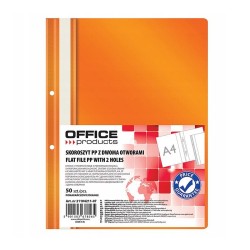 Skoroszyt A4 PP Office Products pomarańczowy 2...