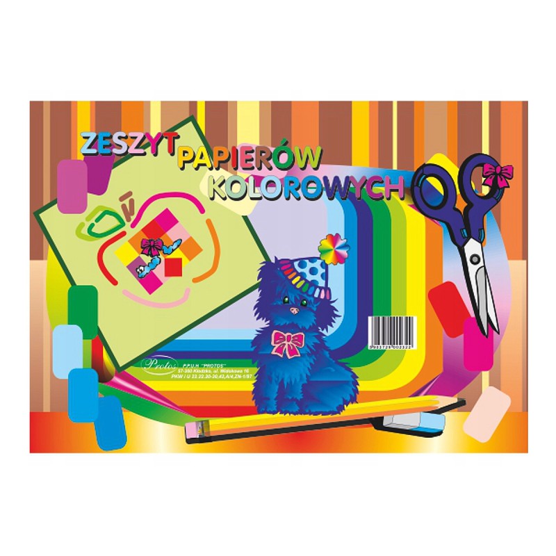 Wycinanka A5 Protos papier kolorowy