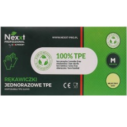 Rękawiczki TPE Jednorazowe rozmiar M –...