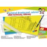 Blok techniczny GIMBOO, A3, 10 kart., 150gsm, mix kolorów