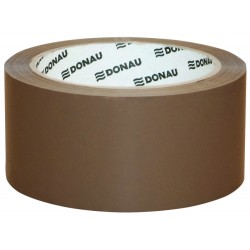 Taśma pakowa DONAU Solvent , 48mm, 60m, 42mikr., brązowa