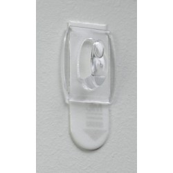 Haki wielokrotnego użytku COMMAND™ (17006 CLR), małe, 6szt., transparentne