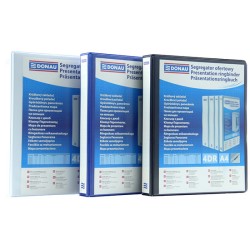 Segregator ofertowy DONAU, PP, A4/4RD/25, czarny