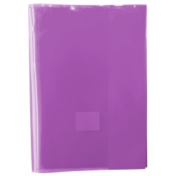 Okładka na zeszyt GIMBOO, krystaliczna, A5, 150mikr., fioletowa