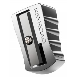 Temperówka KEYROAD, aluminiowa, pojedyncza, pakowana na displayu, srebrna