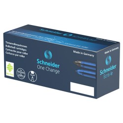 Kartridże SCHNEIDER One Change, do piór kulkowych, 0,6mm, 5szt., czarne