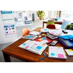 Zakładki indeksujące POST-IT® (671/3), papier, 25x76mm, 3x100 kart., mix kolorów