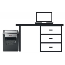 Niszczarka Rexel Momentum M510, mikro ścinki, P-5, 10 kart., 23l, czarna