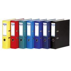 Segregator DONAU Master-S z szyną, PP, A4/75mm, żółty