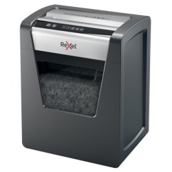 Niszczarka Rexel Momentum X415, konfetti, P-4, 15 kart., 23l, czarna
