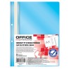 Skoroszyt OFFICE PRODUCTS, PP, A4, 2 otwory, 100/170mikr., wpinany, jasnoniebieski