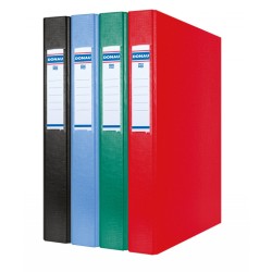 Segregator ringowy DONAU, PP, A4/2R/25mm, niebieski