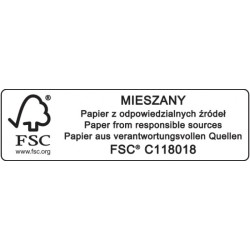 Clipboard DONAU Life, karton, A4, z klipsem, żółty