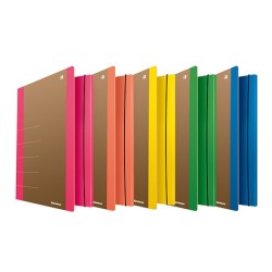 Teczka z gumką DONAU Life, Karton, A4, 500gsm, 3-skrz., różowa