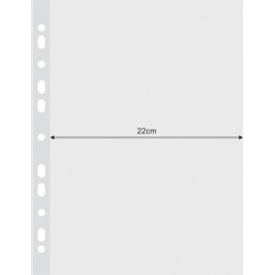 Koszulki na dokumenty DONAU, poszerzane, PP, A4, krystal, 120mikr., 25szt.