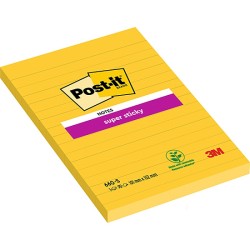 Karteczki samoprzylepne POST-IT® Super Sticky (660-S), 102x152mm, 1x75 kart., żółte